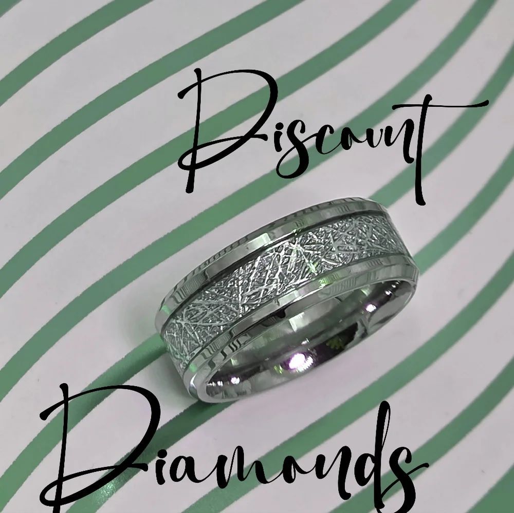 Silver Titanium Ring - Picture 7 of 8